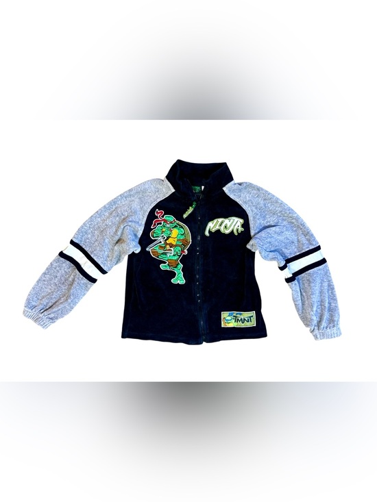 Teenage Mutant Ninja Turtles Other - Vintage kids Size 6 Teenage Mutant Ninja Turtles Black & Gray Zip-Up Kids Jacket